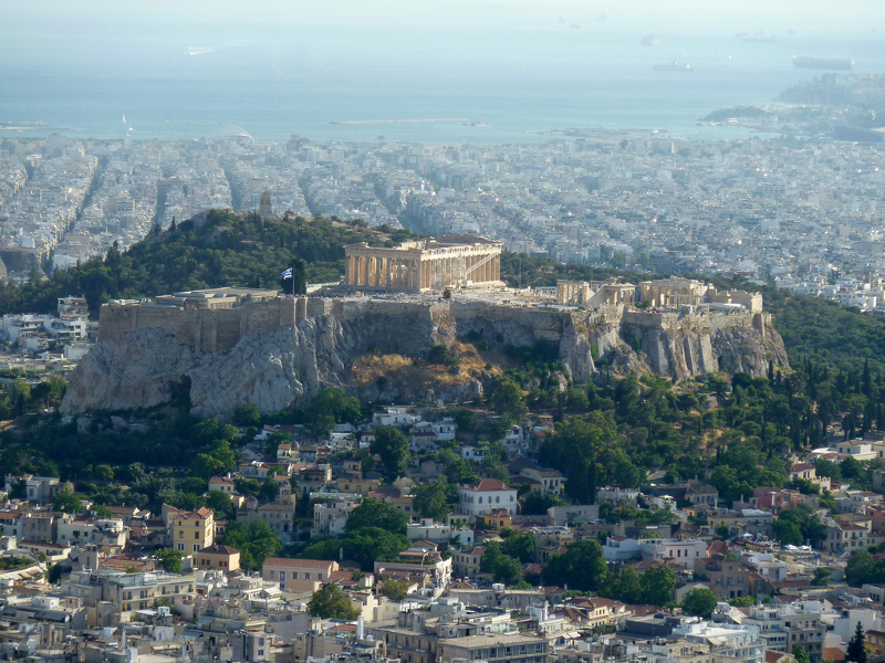 The Acropolis in Athens, Greece