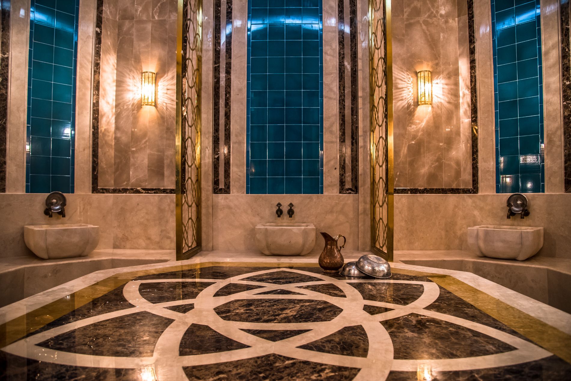 Turkish bath interior