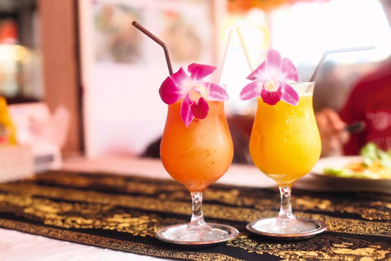 Fruity cocktails