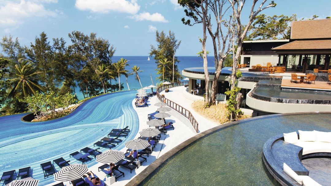 Pool area in Pullman phuket arcadia naithon beach hotel