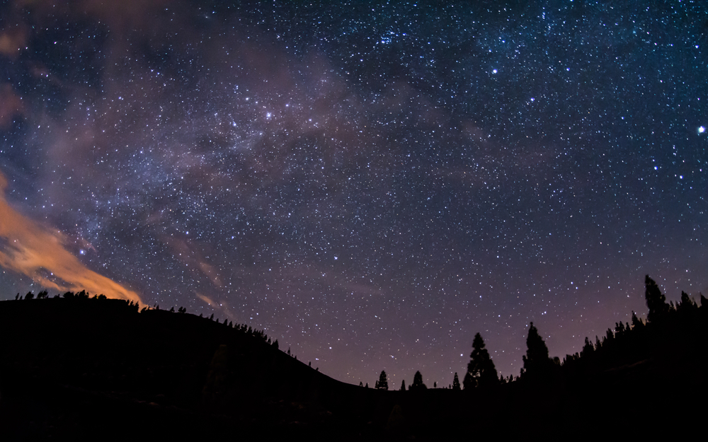 Milky Way above Teide National Park at Tenerife