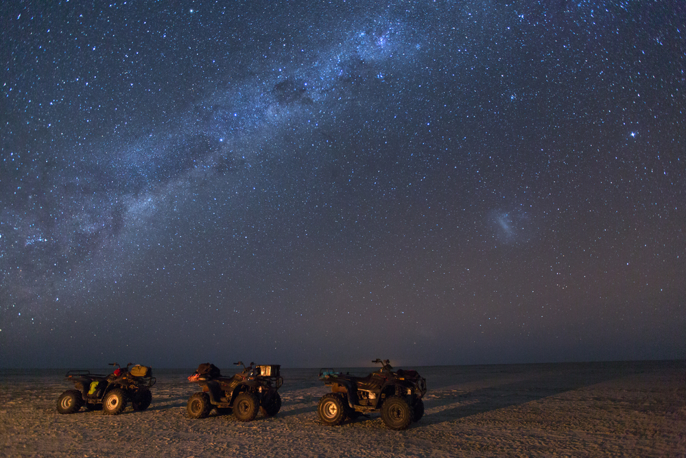 Quad bike stargazing tour