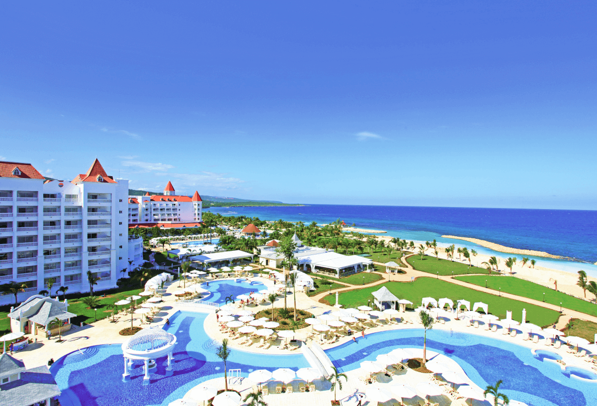 Pool area at Bahia Principe Luxury 