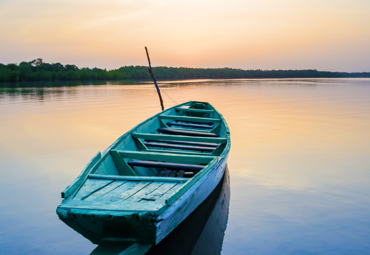 Sunset in Gambia